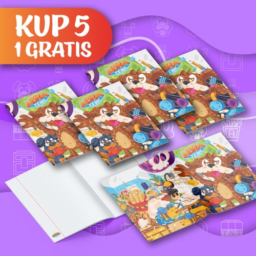 ZESTAW ZESZYTÓW ABRA TEAM 5+1 GRATIS