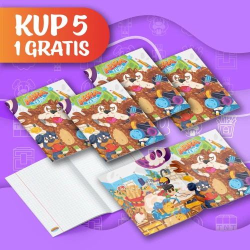 ZESTAW ZESZYTÓW ABRA TEAM 5+1 GRATIS